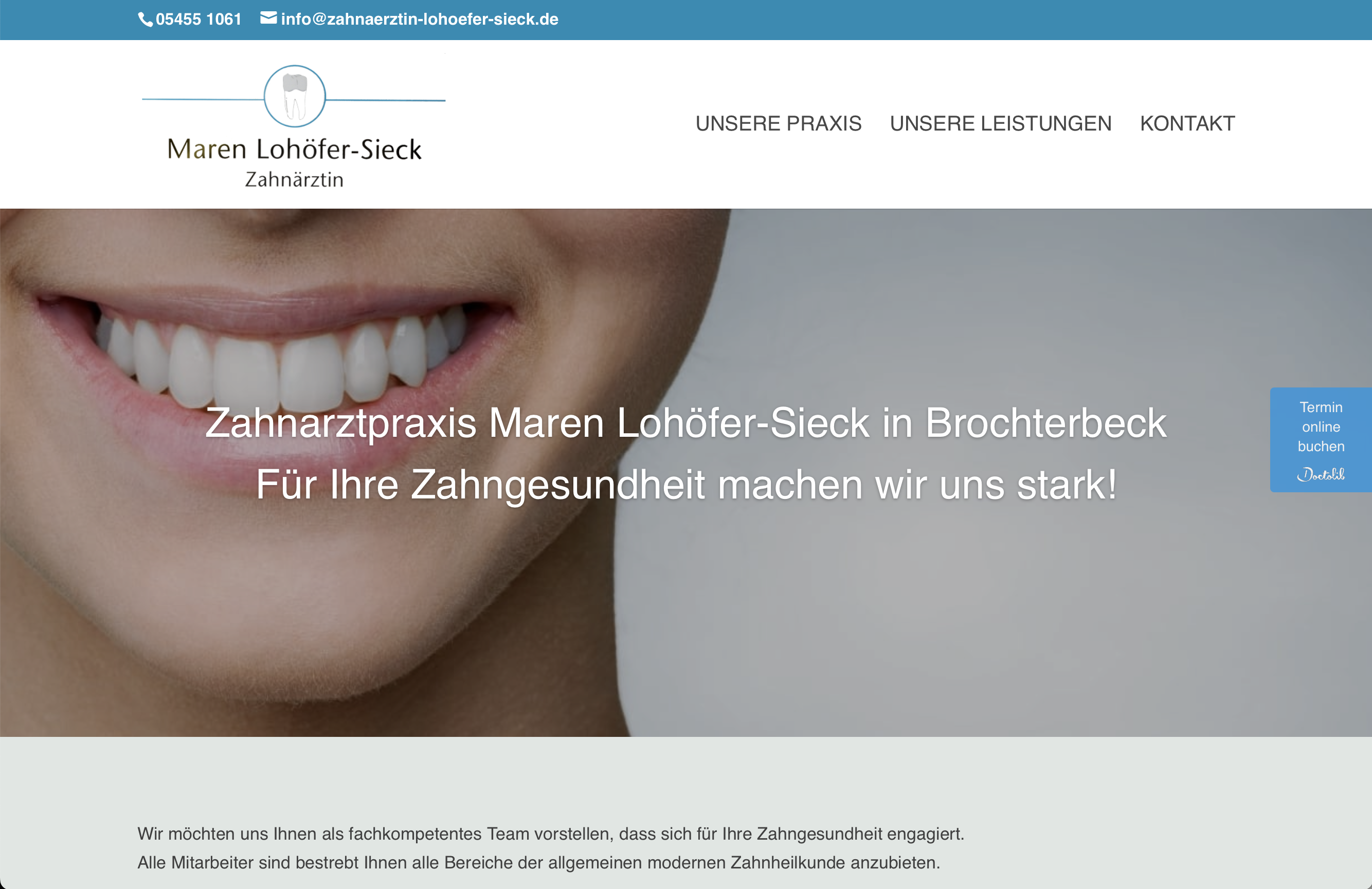 Zahnarztpraxis Maren Lohöfer-Sieck in Brochterbeck